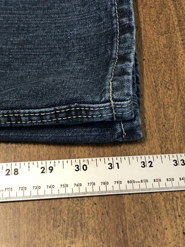 Jeans Cinch para hombre 31x32 etiqueta plateada tiro medio calce ajustado pierna recta vaquero - Imagen 17 de 17