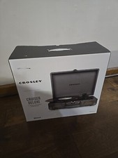 Crosley Cruiser Deluxe 3 Speed Record Turntable With Bluetooth - Slate Grey