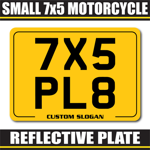 7X5 Personalised Track Day Plate Novelty Motorbike Motorcycle Race Number plate - Picture 7 of 9