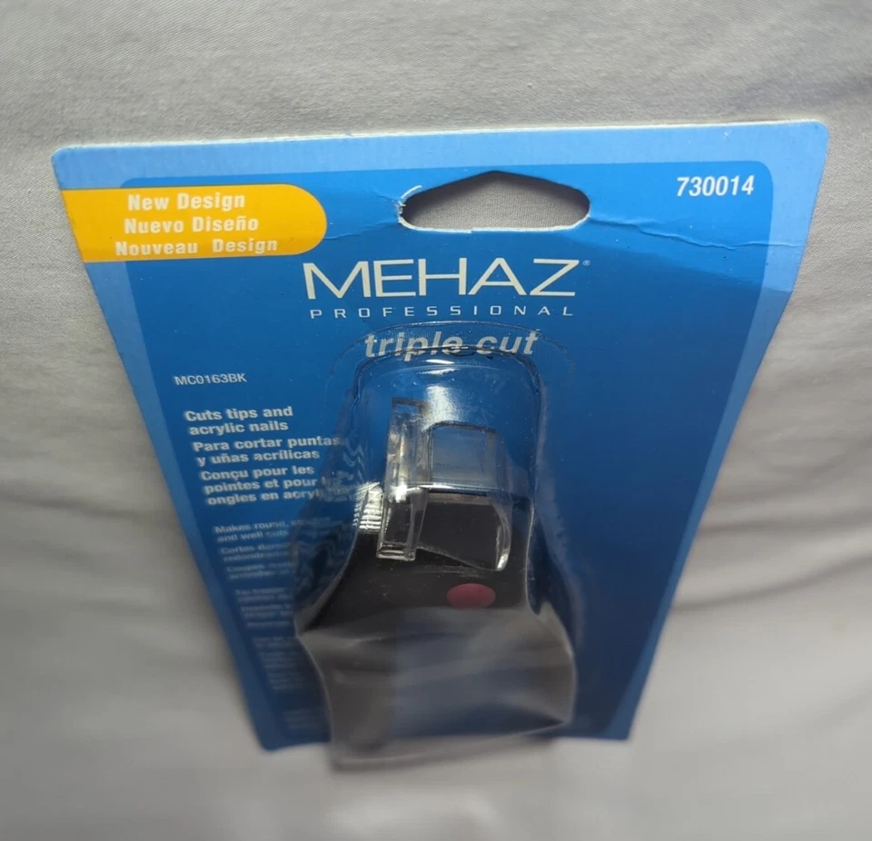Mehaz Profesional Triple Corte Acrílico y Punta Cortador Uñas 730014 Foto 4 de 4