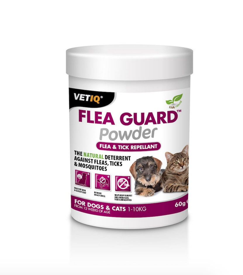 VetIQ Flea Guard Flea Tick Repellant Powder Healthy skin