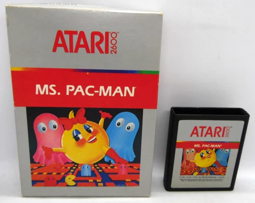 Ms. Pac-Man (Atari 2600) In Box No Manual Tested Working