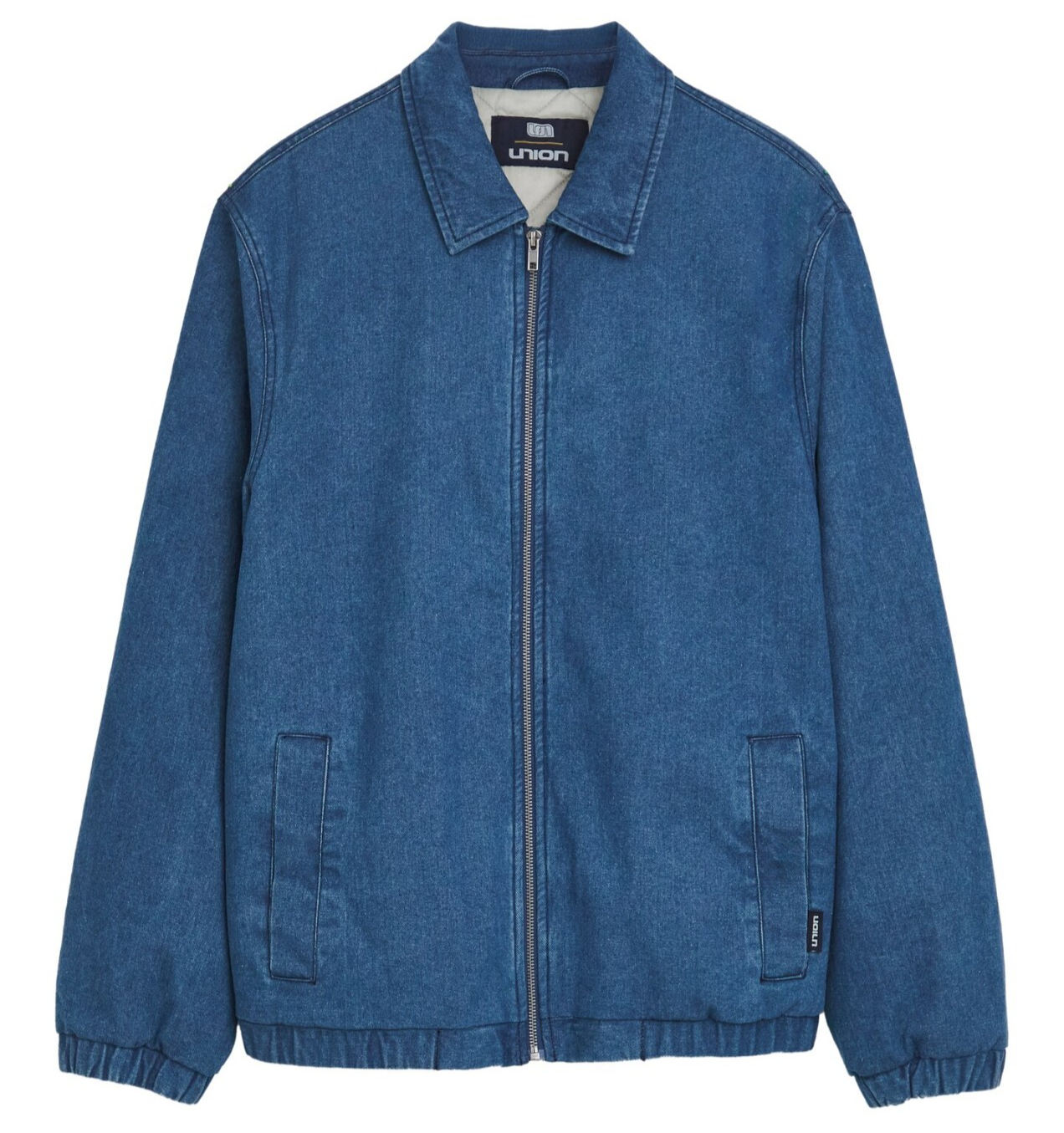 UNION Denim Harrington Jacket for Men - Lined with Pockets - Blue - M - BNWT - £67.99