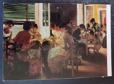 postcard art Robert Frederick Blum Venetian Lace Makers painting unposted