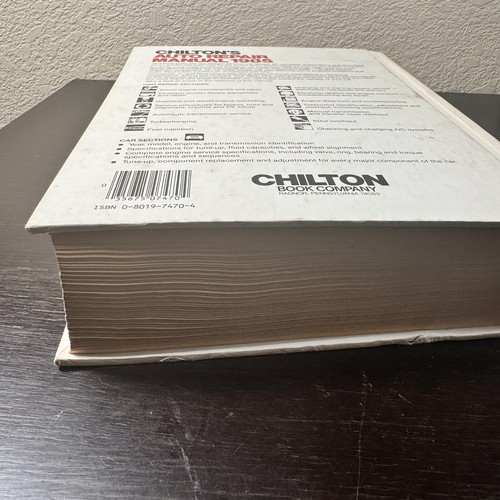 Vtg Chilton's Auto Repair Manual Book American & Canadian Cars 1978-1985 HC - Picture 4 of 11