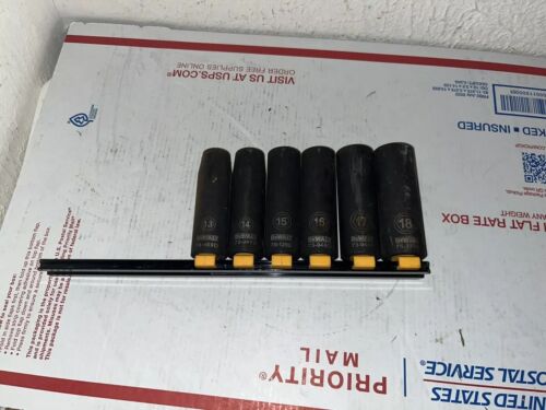 DEWALT 6-PC DEEP IMPACT SOCKET SET (13mm To 18mm) (1/2 Drive) - Picture 2 of 4