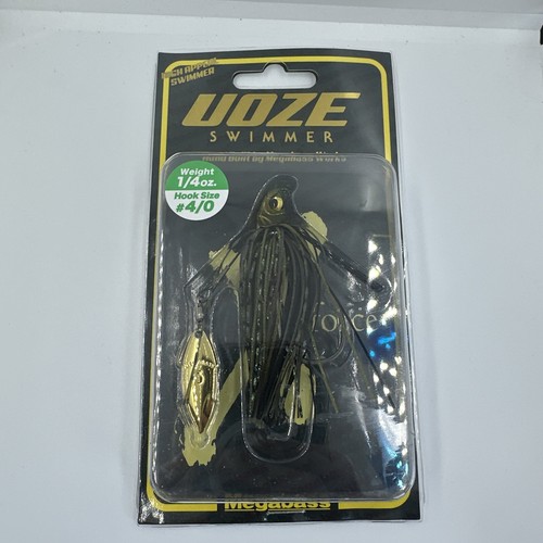 Nuovo Megabass Uoze nuotatore 1/4 oz #4 dimensioni gancio (B6) - Foto 1 di 7