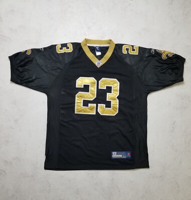 Reebok New Orleans Saints # 23 Thomas NFL Sewn NFL Football Jersey