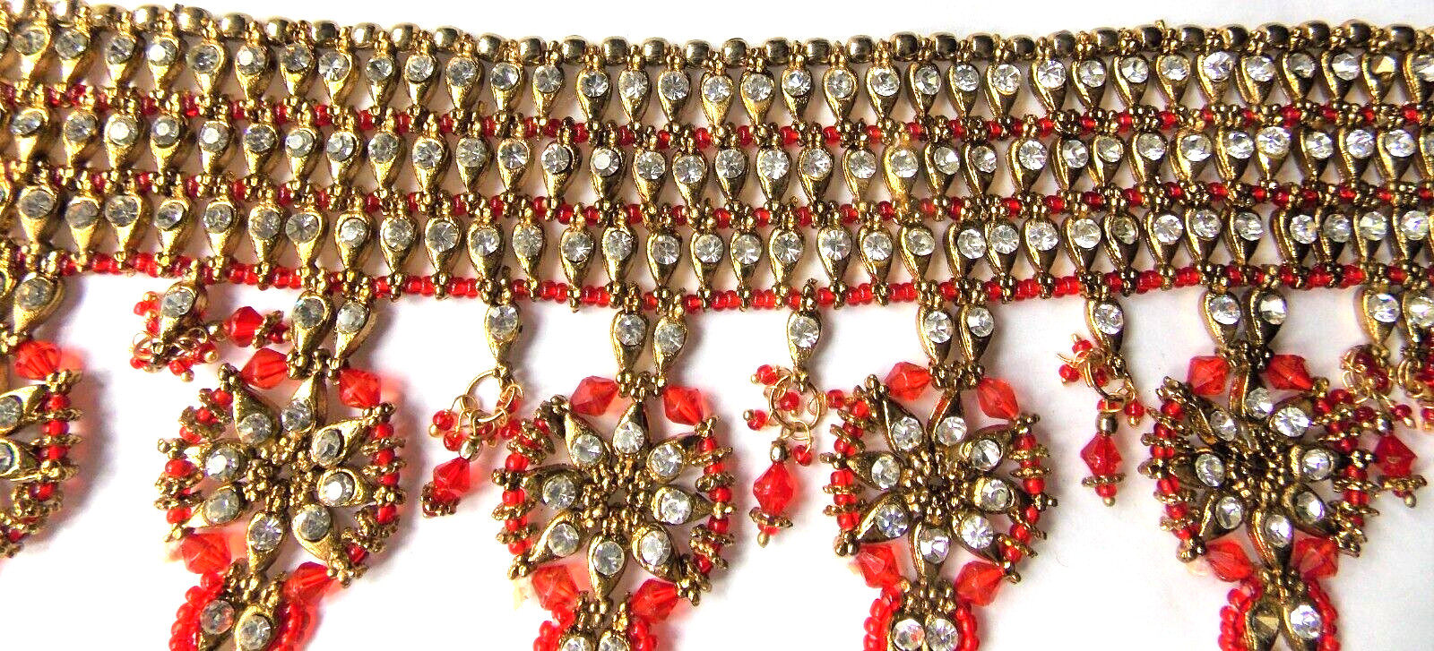 Collier ras de cou Scheherazade anti-allergie avec boucles légères dorées - 3