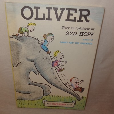 Oliver Elephant Hardcover Book 1960 Children Early I Can Read Syd