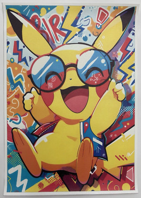  Affichez la bonne humeur avec ce Pikachu vibrant et stylé !  