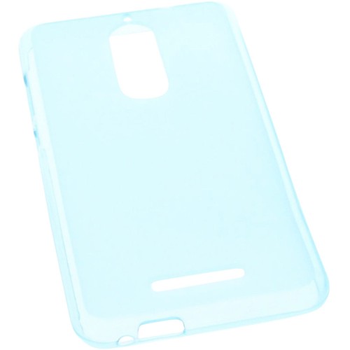 Funda Para Smartphone Wiko View, Protección, Carcasa TPU Goma Azul - Imagen 3 de 5