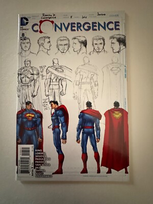 Convergence #8 Romita, jr. Sketch Cover  Comic 1st Print Unread 1:100