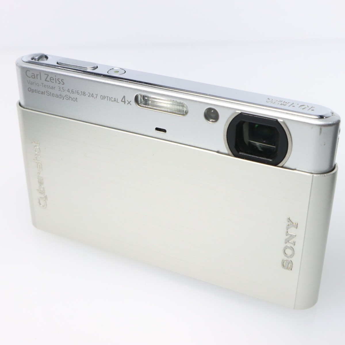SONY DSC-T77 Digital Camera Silver Cyber Shot 4.0x Optical