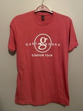 GARTH BROOKS T-Shirt Mens Size Large Red Stadium Tour Concert C182