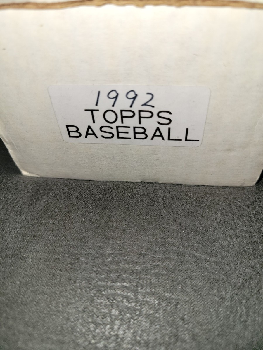 1992 Topps Baseball Card Complete Set 792 Cards | eBay
