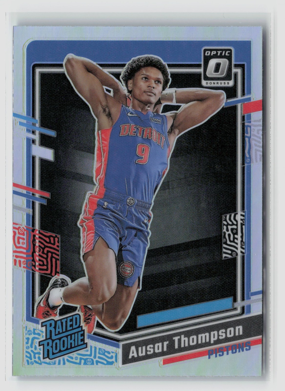 Ausar Thompson #235 2023-24 Panini Donruss Optic Silver Pistons