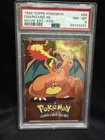 1999 Topps Pokemon Charizard #E6 Movie Edition Rainbow Foil Card PSA 8