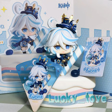 Official miHoYo Genshin Wondrous Travels Furina Figure Doll Cake PVC . Model