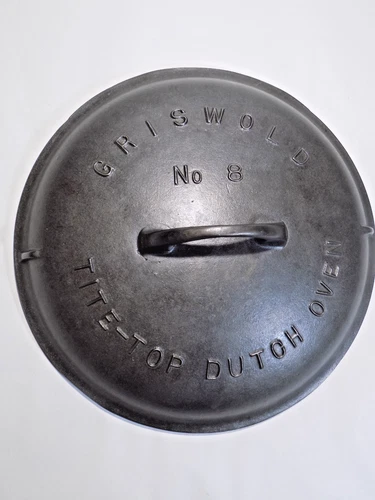 MUSEUM Grade Griswold 2551A LBL Cast Iron Tite Top D.O. Cover-Restored-A+++