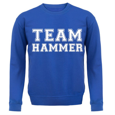 Team Hammer - Hoodie/Pullover für Erwachsene - Gladiator TV Game Show Name Anwärter