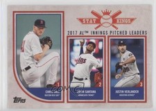 2018 Big League Stat Kings Trio Justin Verlander Ervin Santana Chris Sale t5e