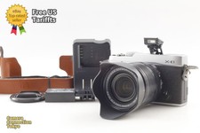 N MINT Fujifilm X-E1 Silver 16.3MP Digital Camera XF 18-55mm f2.8-4 Lens JAPAN