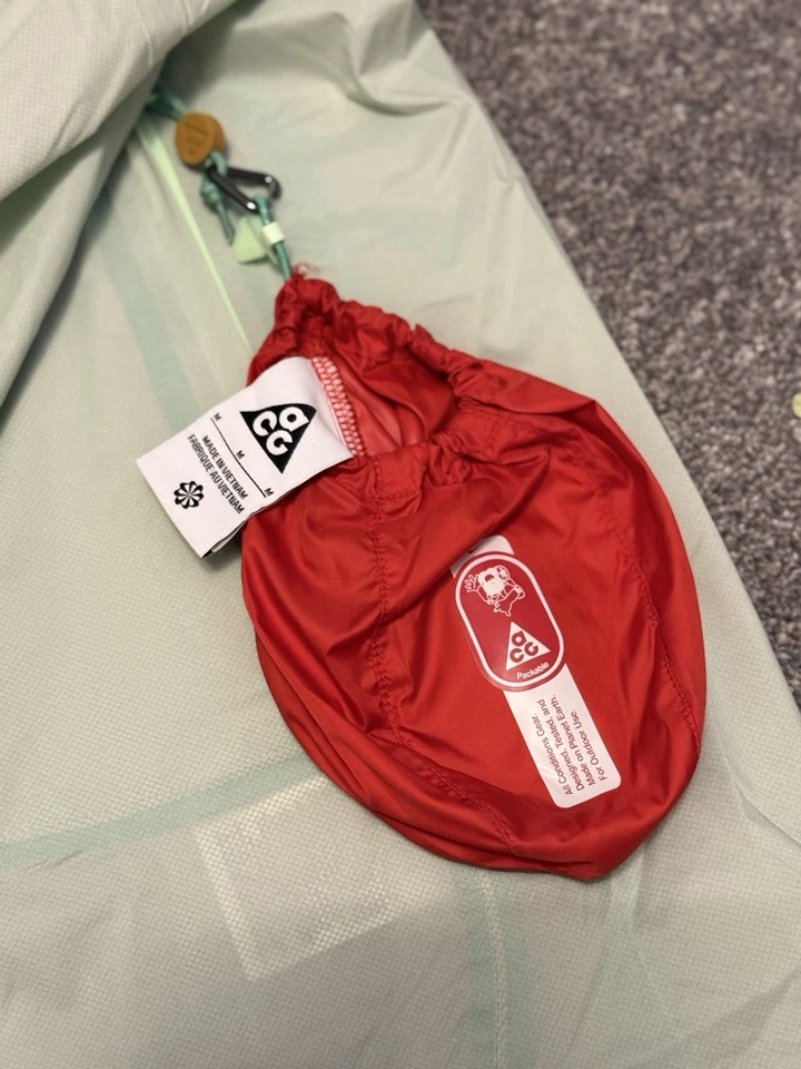 Nike ACG 'Trail Snacks' Men's Storm-FIT ADV Jacket | Medium | Vapour Green BNWT - Image 3 of 4