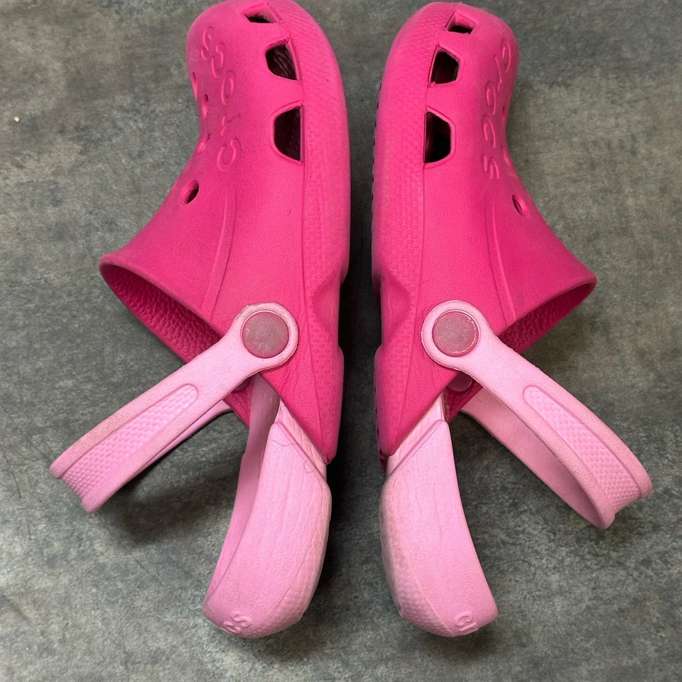 Crocs Kids Electro Clog Kids Size 3 Candy Pink Carnation J3 Slip On Shoe - Image 3 of 4