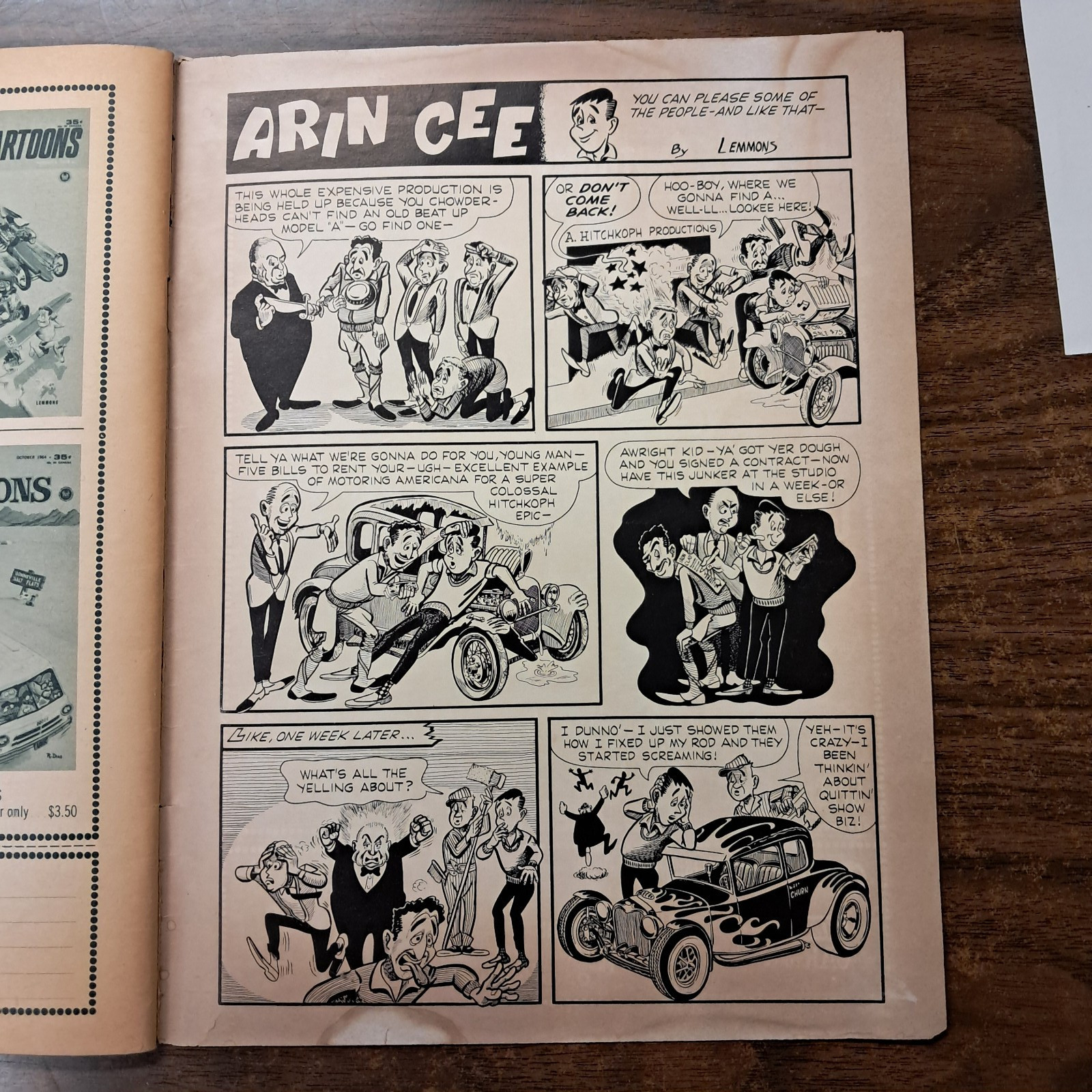 Nov. 1964 ROD & CUSTOM Surf Woody By Barris stamped Paid PX bought military base