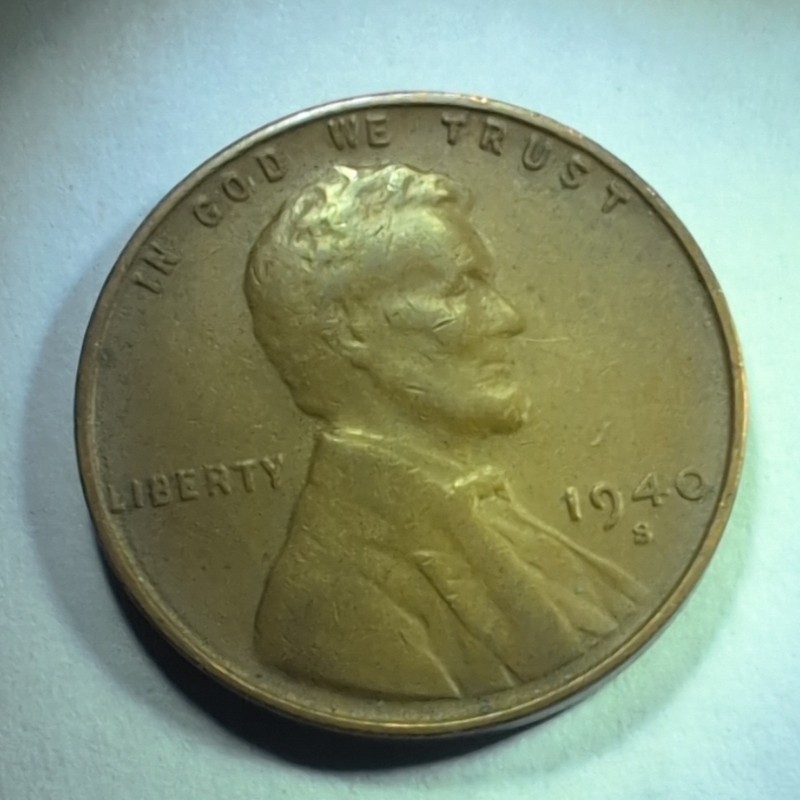 1940 S Small Date Lincoln Wheat Penny Coin Circ