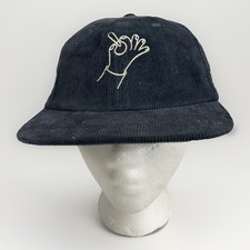 Mr. Zips Gray SnapBack Low Pro Corduroy Baseb...