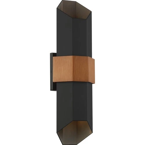 Quoizel CHS8407 Chasm 21" Tall LED Outdoor Wall Sconce - Black - Picture 1 of 10