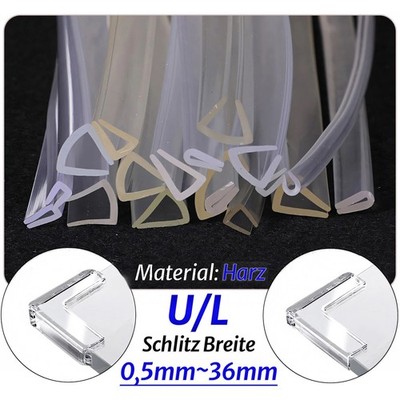 Kantenschutzprofil Silikon Kantenschutz Fassungsprofil Dichtung U/L-Profil
