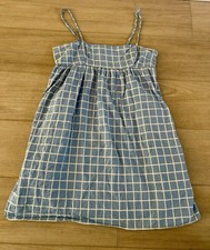 Urban Outfitters Mini Babydoll Lined Dress Women’s XS/S Blue White Gingham