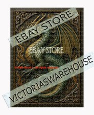 500 piece jigsaw puzzle Dragon radiant psychedelic totem