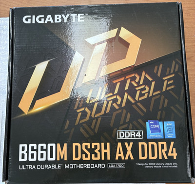 Gigabyte B660M DS3H AX DDR4 LGA 1700 Micro ATX Intel B660 Motherboard