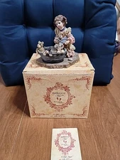 Boyds Bears WENDY w/BRONTE, KEATS, TENNYSON & POE #3521🐱 Yesterday’s Child Mint