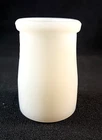 Vintage Authentic Milk Glass (Ring of Fire) Individual Creamer 2 1/4"