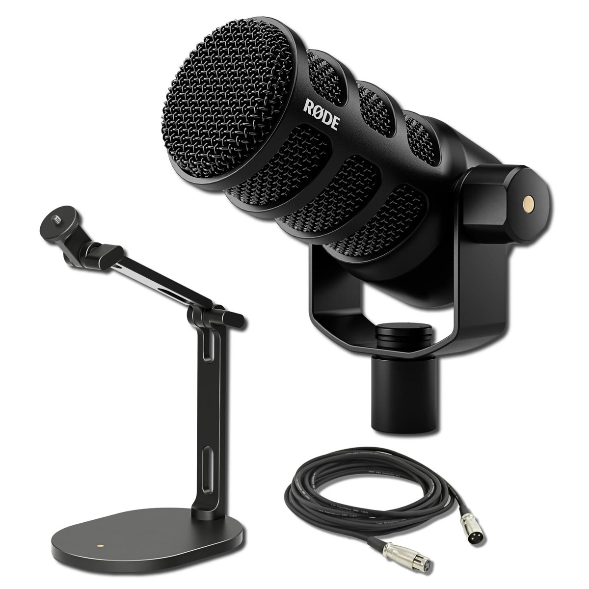 Rode PodMic USB with Rode DS2 Desktop Stand and Cables | eBay