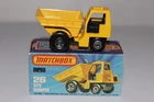 Boxed 1975-81   Matchbox Lesney 36e Site Dumper. Mint
