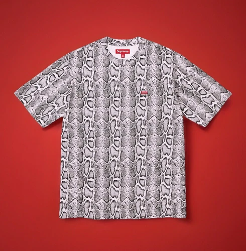 Tee shirt SUPREME petite boîte logo imprimé serpent petit neuf authentique