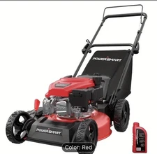 PowerSmart Lawn Mower Gas Powered, 18-Inch 144cc Engine 3-in-1 with oil