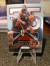 2021-22 Panini Prizm NBA 75th Logo James Harden #17 Silver Prizm