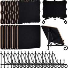 16 Set Mini Chalkboard Signs with Iron Stand, Food Labels for Party Buffet