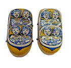 Vintage J. Chein Tin Lithograph Roller Coaster Cars