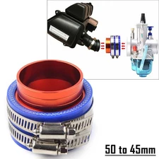 Intake Manifold Boot Air Filter Joint Interface Carburetor Adapter 55-45mm