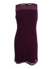 Lauren by Ralph Lauren Women's Geometric-Lace Sleeveless Dress