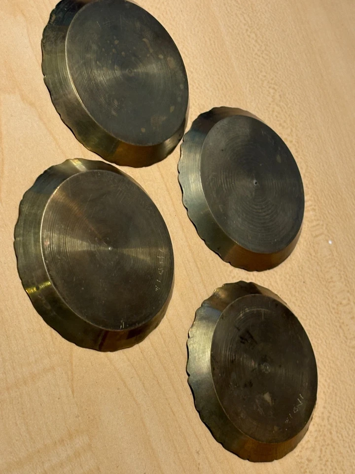 Juego de cuatro placas Cooper turcas vintage Foto 4 de 4