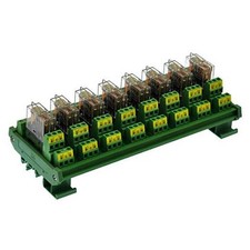 DIN Rail Mount AC/DC Control DPDT 5Amp Pluggable Power Relay AC/DC 5V, 8 Relay